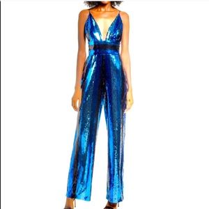 Wayf sequin jumpsuit